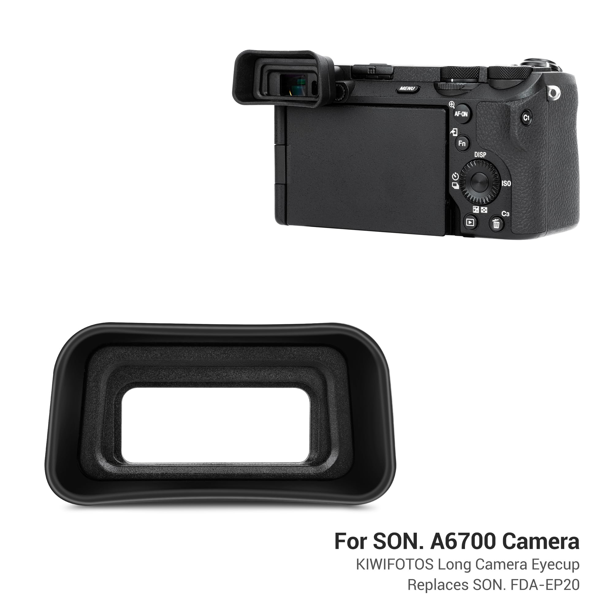 FDA-EP20 Replacement Eyecup for Sony A6700 Camera (ILCE-6700) - Extended Comfort Eyepiece Viewfinder Accessory - Perfect for Outdoor Photography & Travel Shooting
