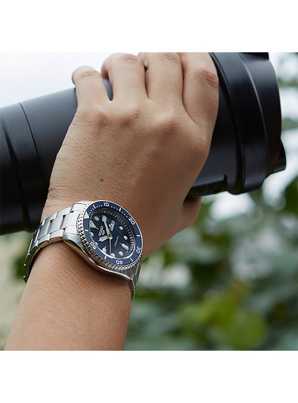 Seiko 5 Sports SBSA001 Automatic Mechanical Watch for Men - Japan Made JDM 2019 Model | Durable Everyday Wear, Office & Casual Style