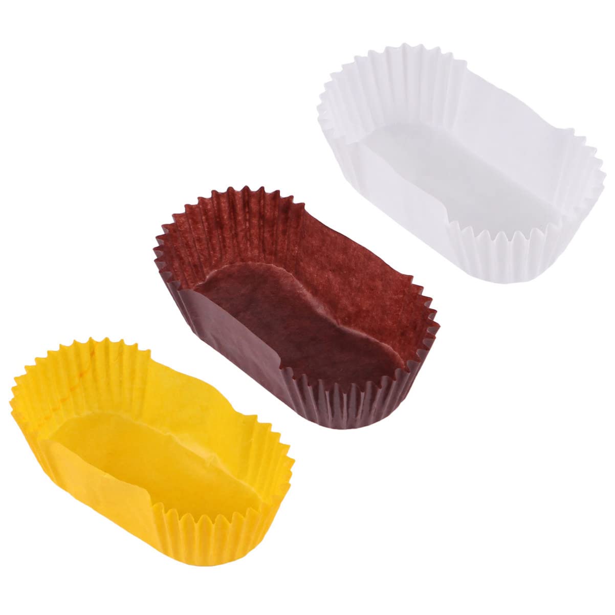Disposable Oval Baking Paper Cups - 50 Pack Non-Stick Cupcake Holders, Loaf Bread Liners & Tulip Wrappers for Muffins, Cakes & Pastries | Perfect for Home Baking, Party Desserts & Holiday Treats
