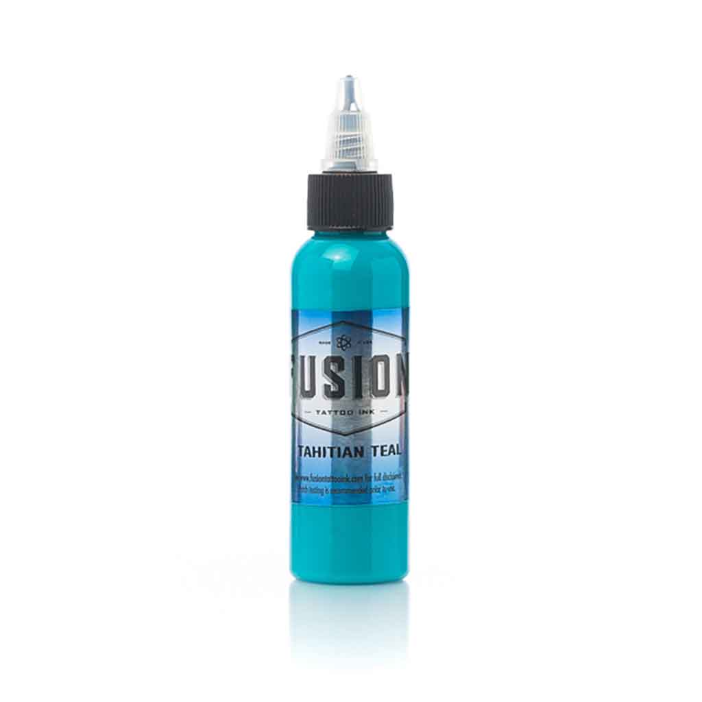 Premium Tahitian Teal Fusion Ink - 1 oz Bottle for Calligraphy, Art Projects & DIY Crafts