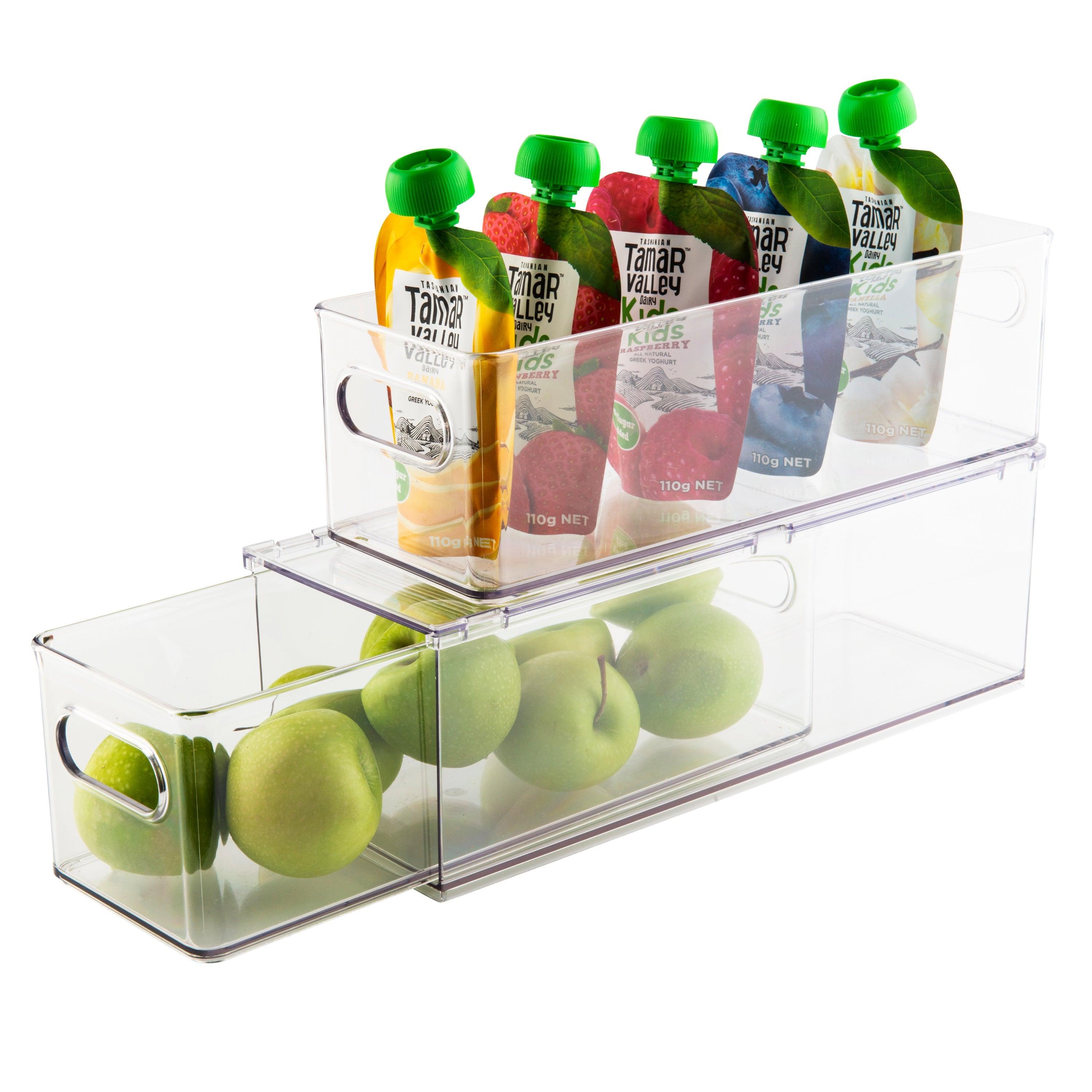 Clear Modular Drawer Organizer Small - Space Saving Storage Solution for Jewelry, Makeup & Office Supplies | Perfect for Bedroom, Bathroom & Desk Organization