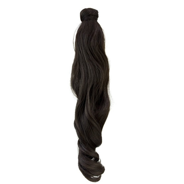 Stylish Ponytail Wrap for Wavy Hair - Perfect for Workouts, Parties & Everyday Wear