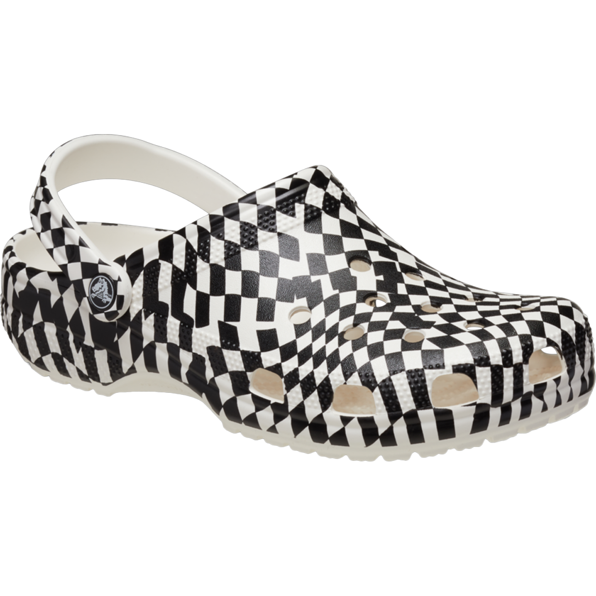 Classic Warped Checker Clog - Comfortable & Stylish Wooden Clogs for Women & Men | Perfect for Home, Garden, and Casual Wear