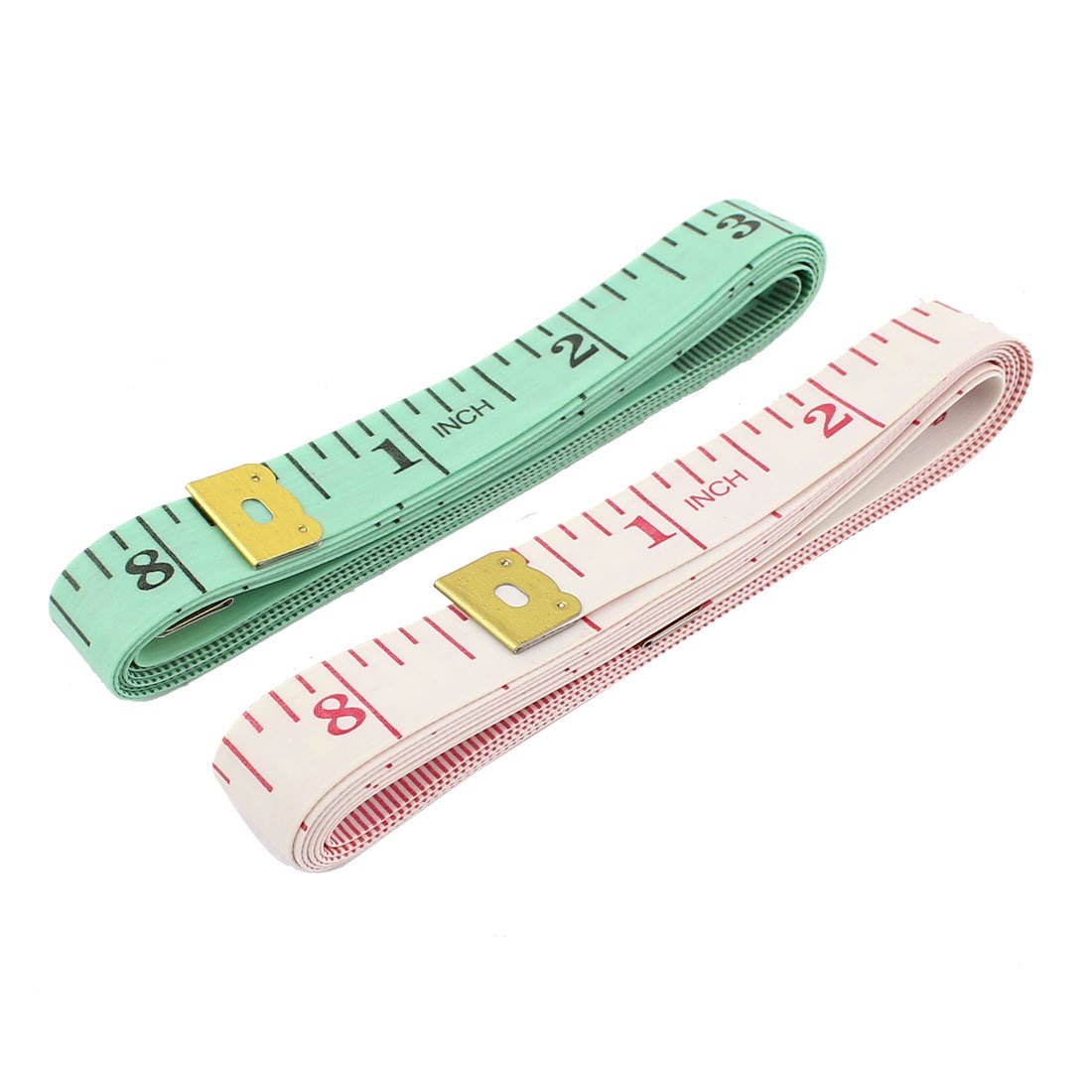 uxcell 2-Pack 150cm Body Measuring Ruler - Soft Sewing Tape Measure for Tailoring, Dressmaking & DIY Crafts | Perfect for Clothing Measurements, Quilting & Fabric Projects