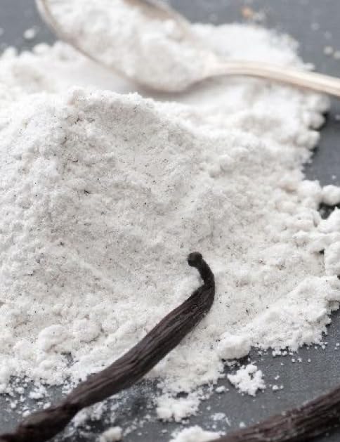 Premium Vanilla Powder for Baking, Desserts & Drinks - Natural Flavoring for Cakes, Ice Cream, Coffee, Smoothies & More | Pantry Essential for Home Bakers & Chefs