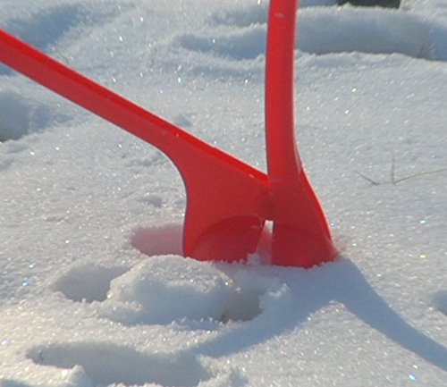 Emsco Group 1051 ESP Snow Slinger Maker Arm Snowball Thrower - Red | Winter Snowball Fight Toy for Kids & Adults | Outdoor Snow Play & Backyard Fun
