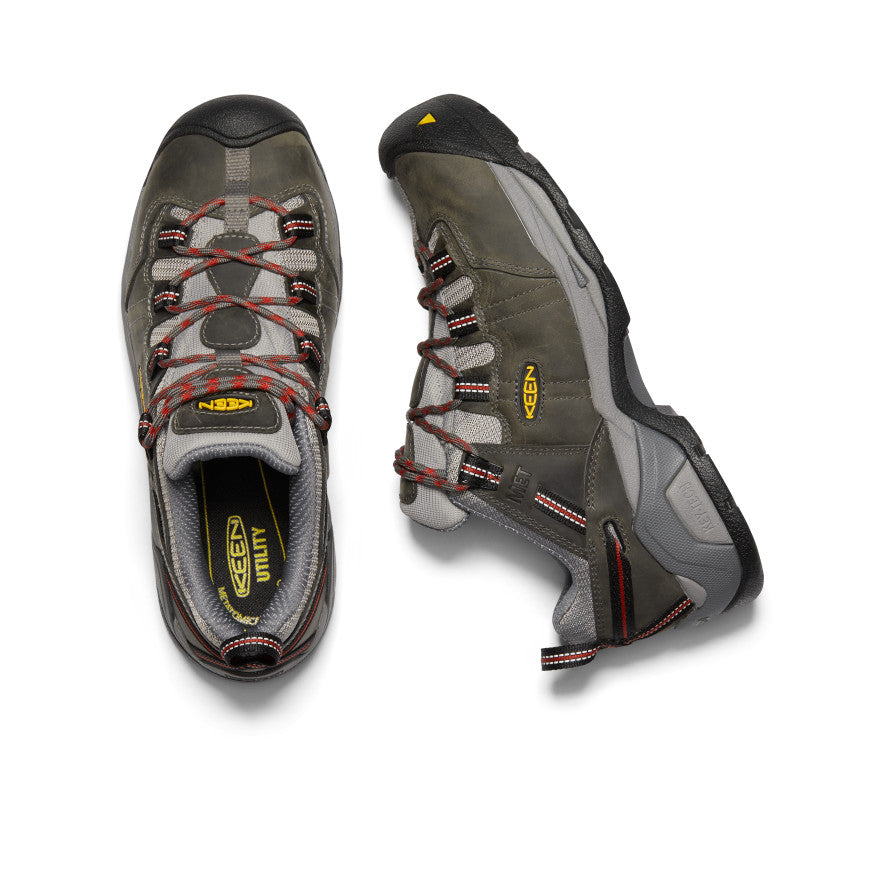 Men's Detroit XT Steel Toe Work Boots - Internal Met Guard, Steel Grey/Bossa Nova | Durable Safety Shoes for Construction & Industrial Work