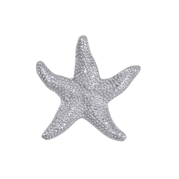 Elegant Silver Mariposa Starfish Napkin Weight - Handmade in Mexico from Recycled Sandcast Aluminum - Perfect for Weddings, Beach Parties & Home Decor