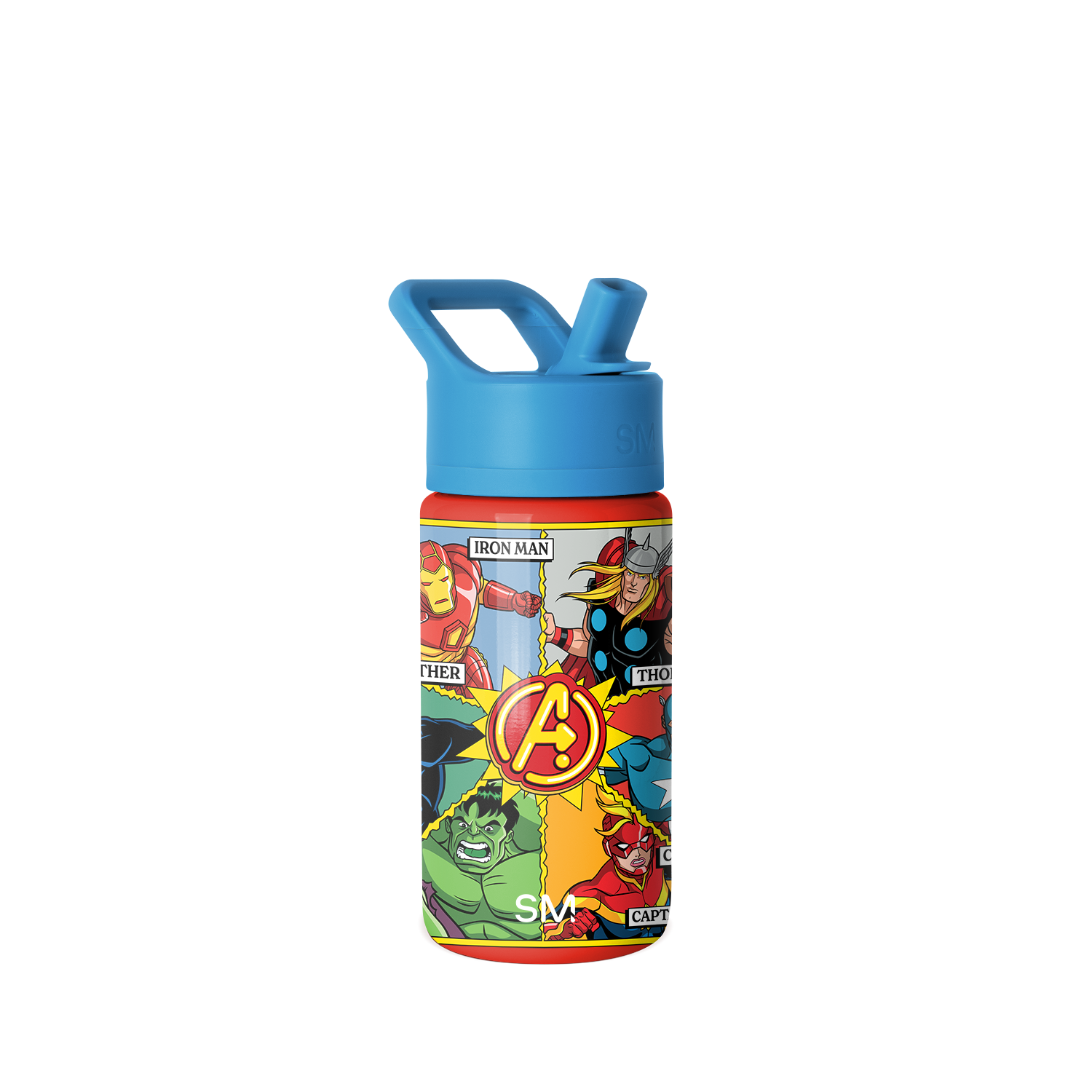Summit Kids Water Bottle with Straw Lid - BPA Free, Leak Proof, Insulated Stainless Steel Bottle for School, Sports & Outdoor Activities
