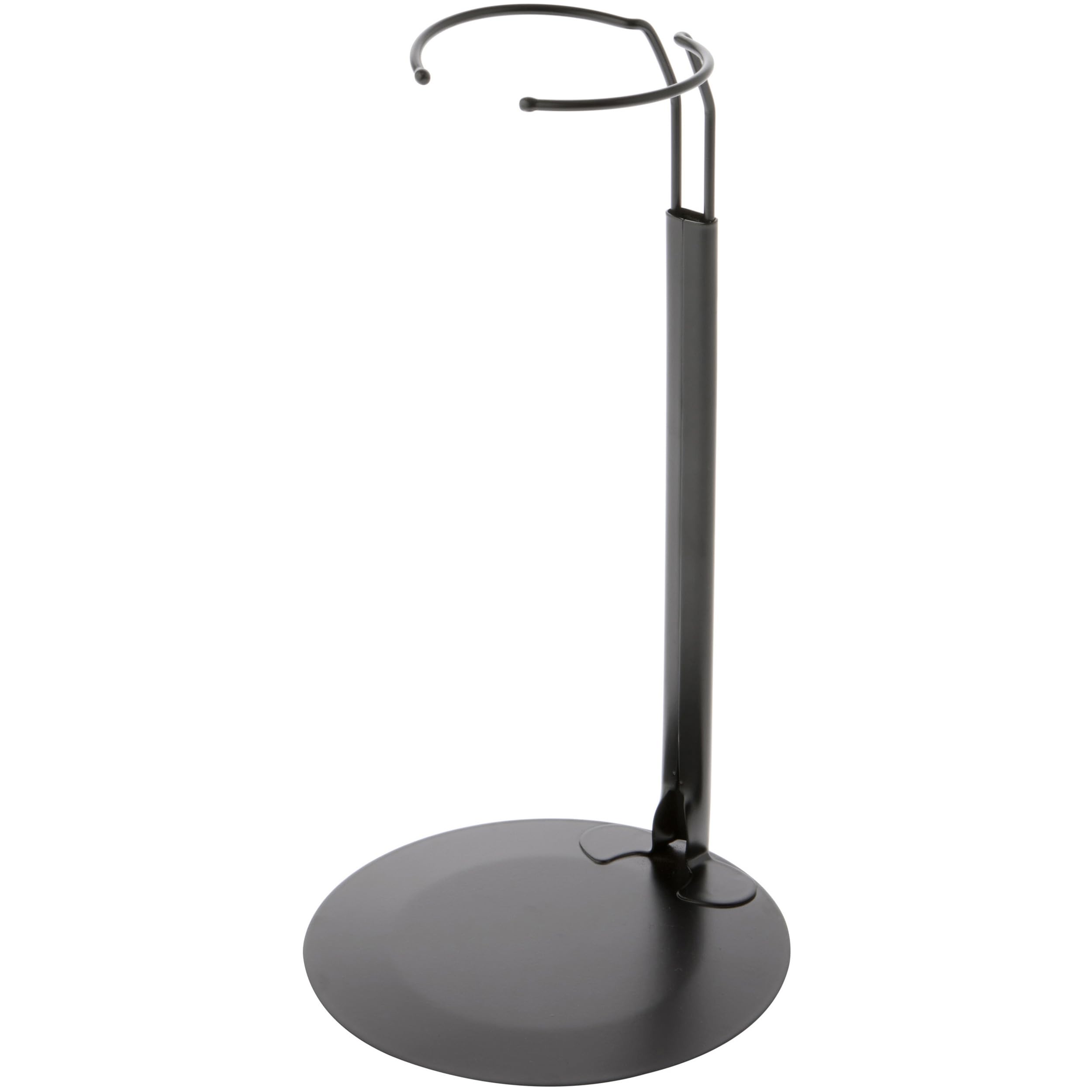 Plymor DSP-90B Black Adjustable Doll Stand for 15-21 Inch Dolls - Waist 3-4