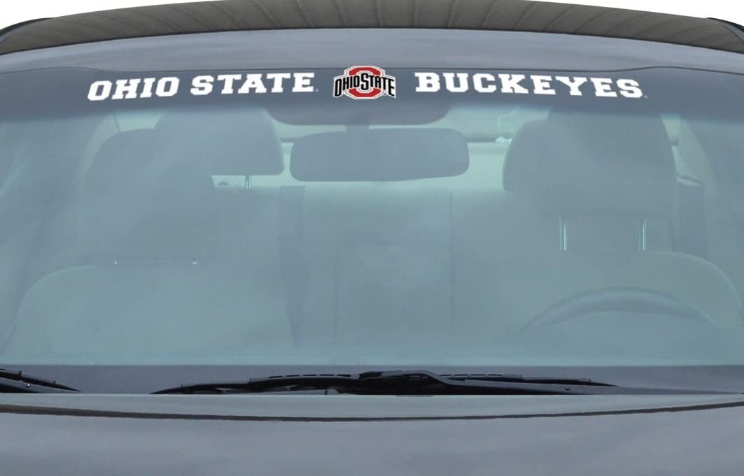 Ohio State Buckeyes Sun Stripe Windshield Decal 3.25