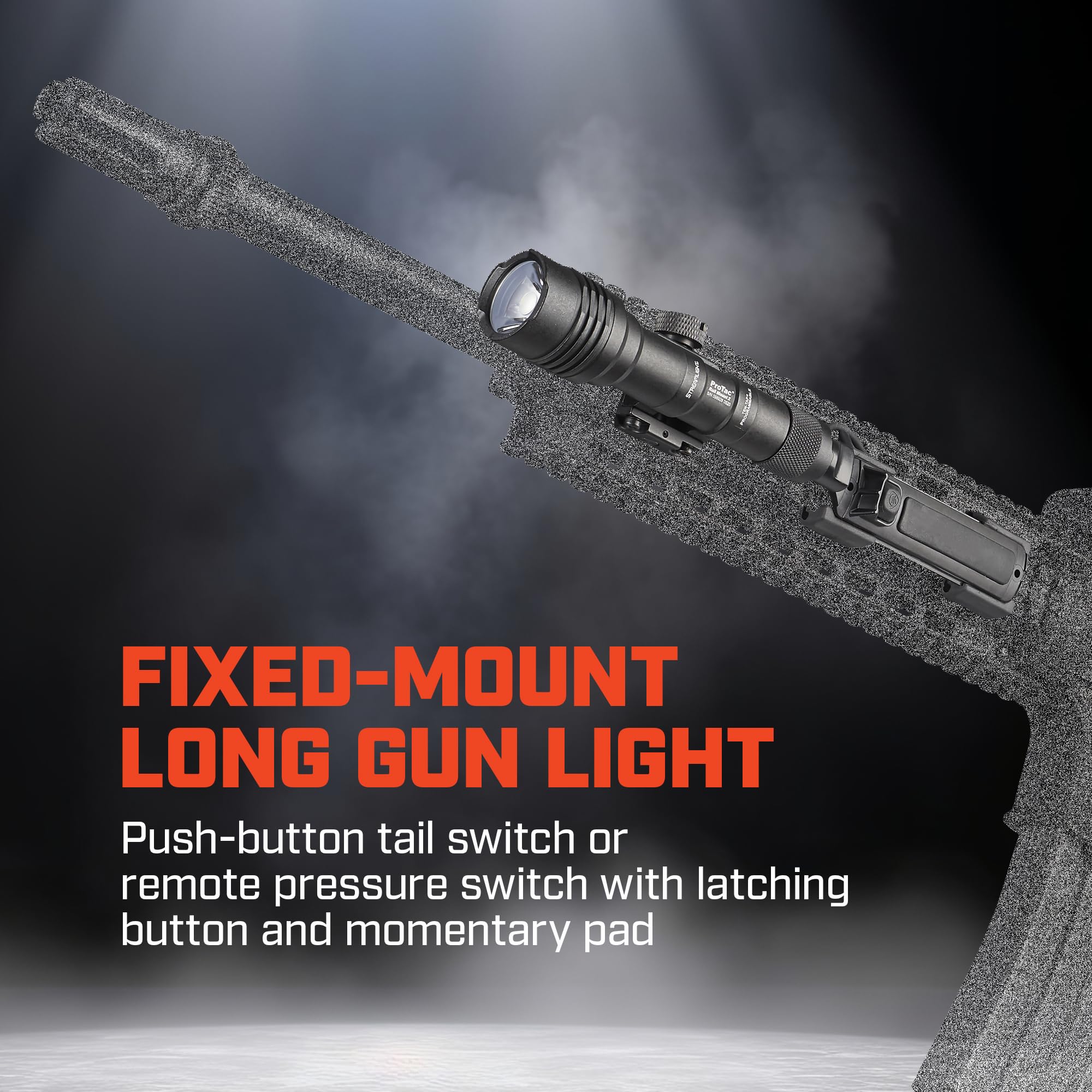 Streamlight 88059 ProTac Rail Mount 2 Tactical Flashlight - 625 Lumen Weapon Light with CR123A Batteries, Pressure Switch & Tail Cap | For AR-15, Shotguns & Firearm Accessories | Hunting, Home Defense & Tactical Use