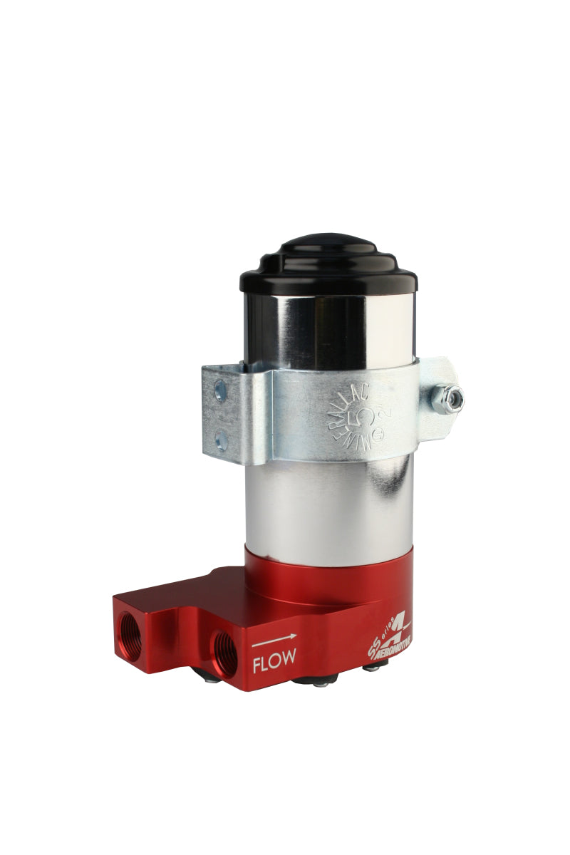 Aeromotive SS Series Billet Fuel Pump (14 PSI) - 3/8in NPT Ports for Carbureted Engines - High Performance Fuel Delivery for Racing & Hot Rod Applications