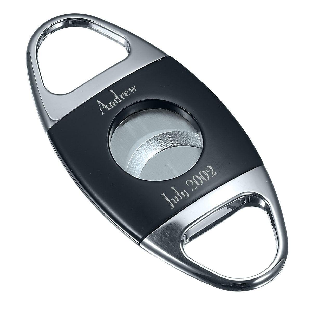 Premium Matte Black & Silver Cigar Cutter - Professional Stainless Steel Guillotine Cutter for Perfect Cuts | Ideal for Cigar Aficionados, Gifts & Relaxation Moments