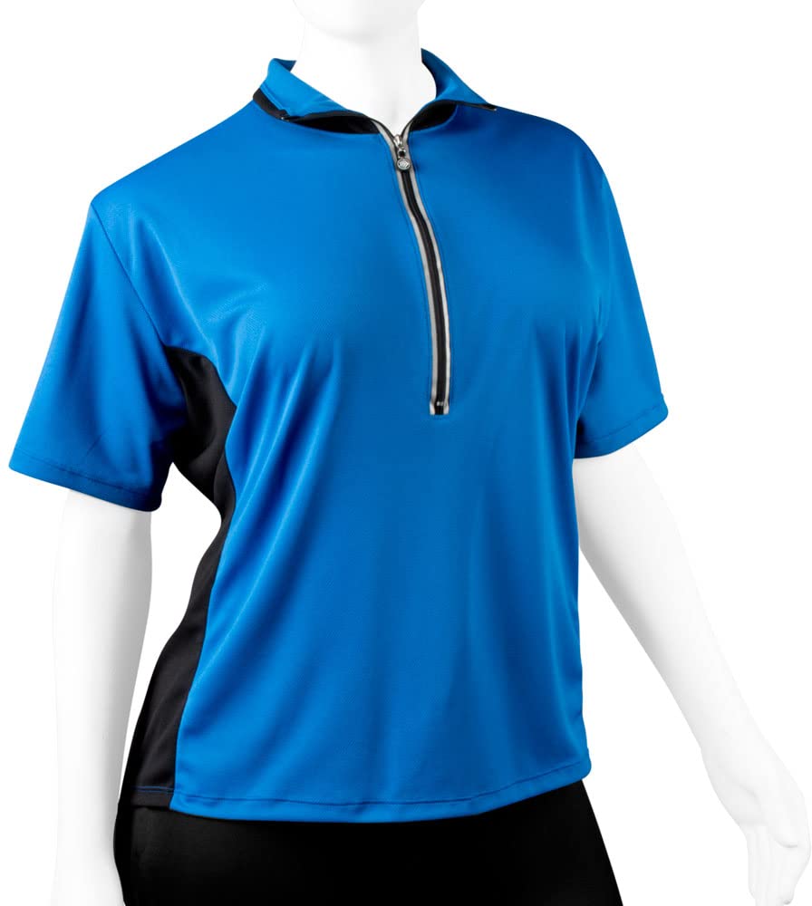 Plus Size Women's Gail Bike Jersey - Loose Fit Cycling Jersey for Comfortable Rides | Made in USA | Perfect for Outdoor Biking, Commuting & Fitness Cycling