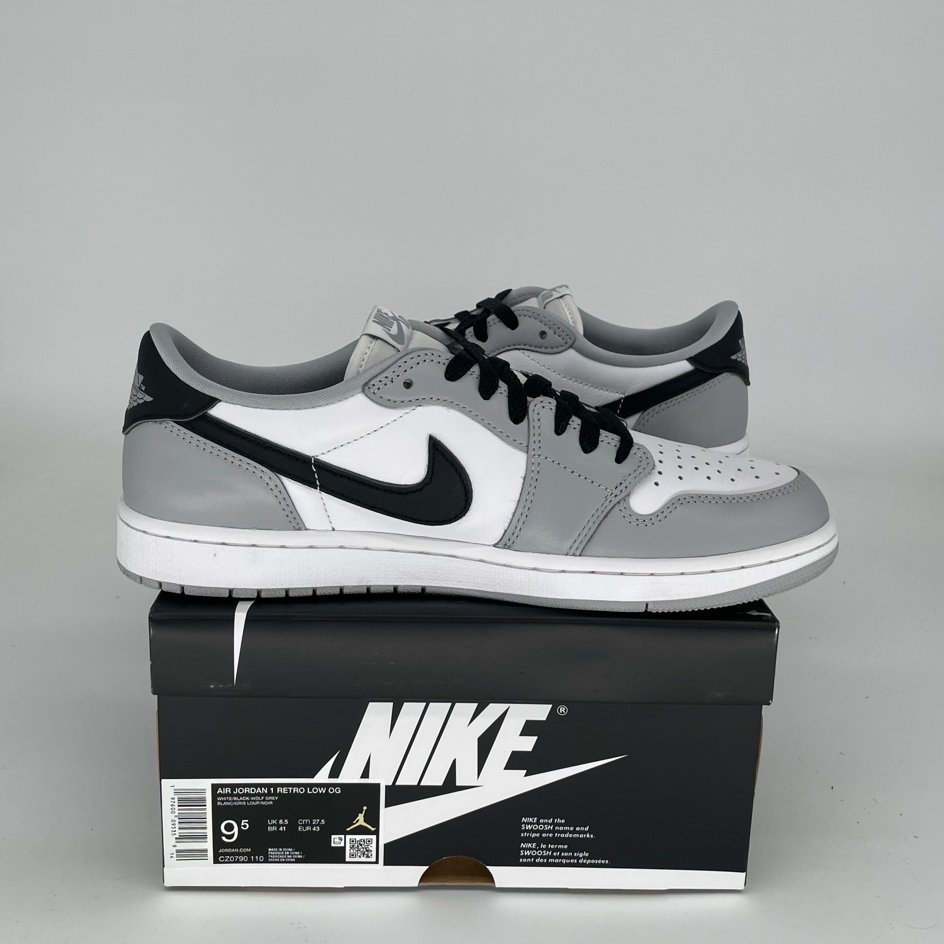AIR JORDAN 1 LOW BARONS Men's Sneakers - Size 9.5 (CZ0790-110) - Retro Basketball Shoes for Casual Wear & Street Style