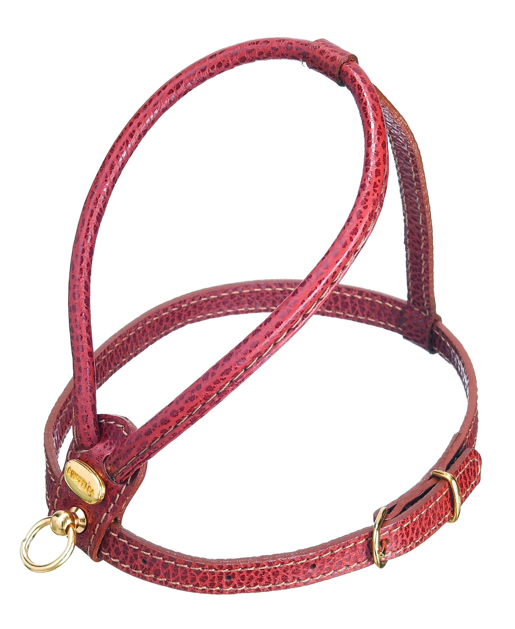 Premium Soft Calfskin Dog Harness - Adjustable & Comfortable Pet Walking Vest for Small Medium Dogs - Perfect for Daily Walks, Training & Outdoor Adventures