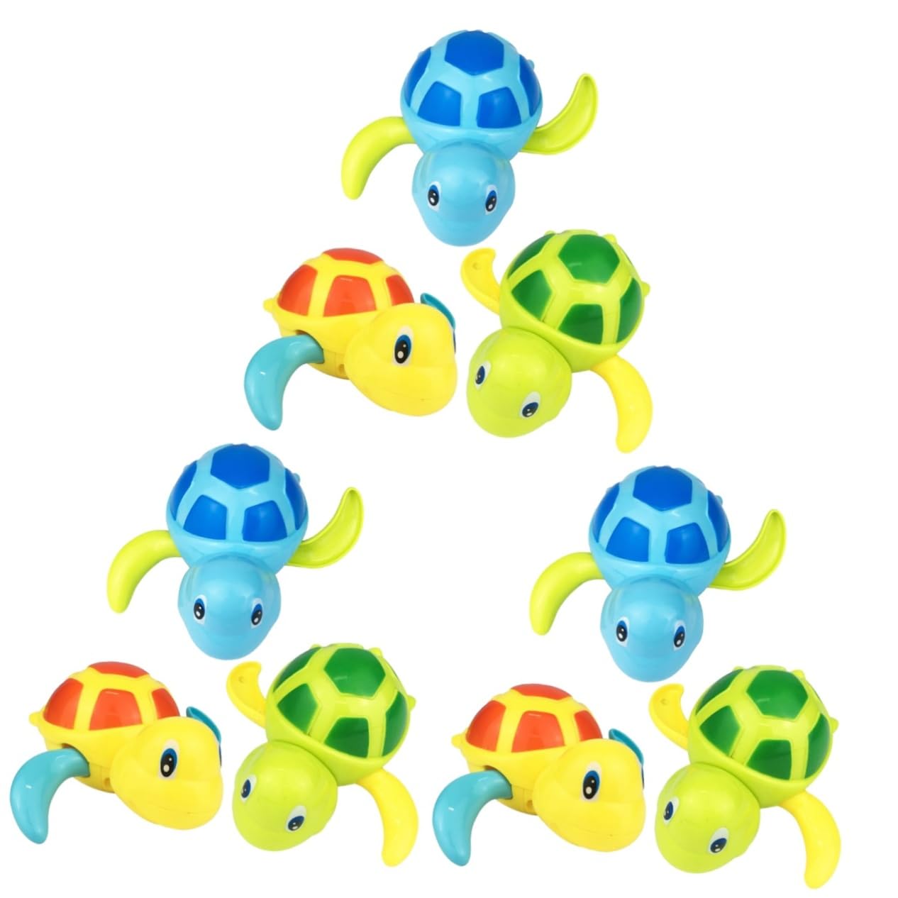 FAVOMOTO 9-Piece Water Sprinkler Bath Toys Set for Kids - Fun Bathtime & Pool Playtime for Toddlers & Babies