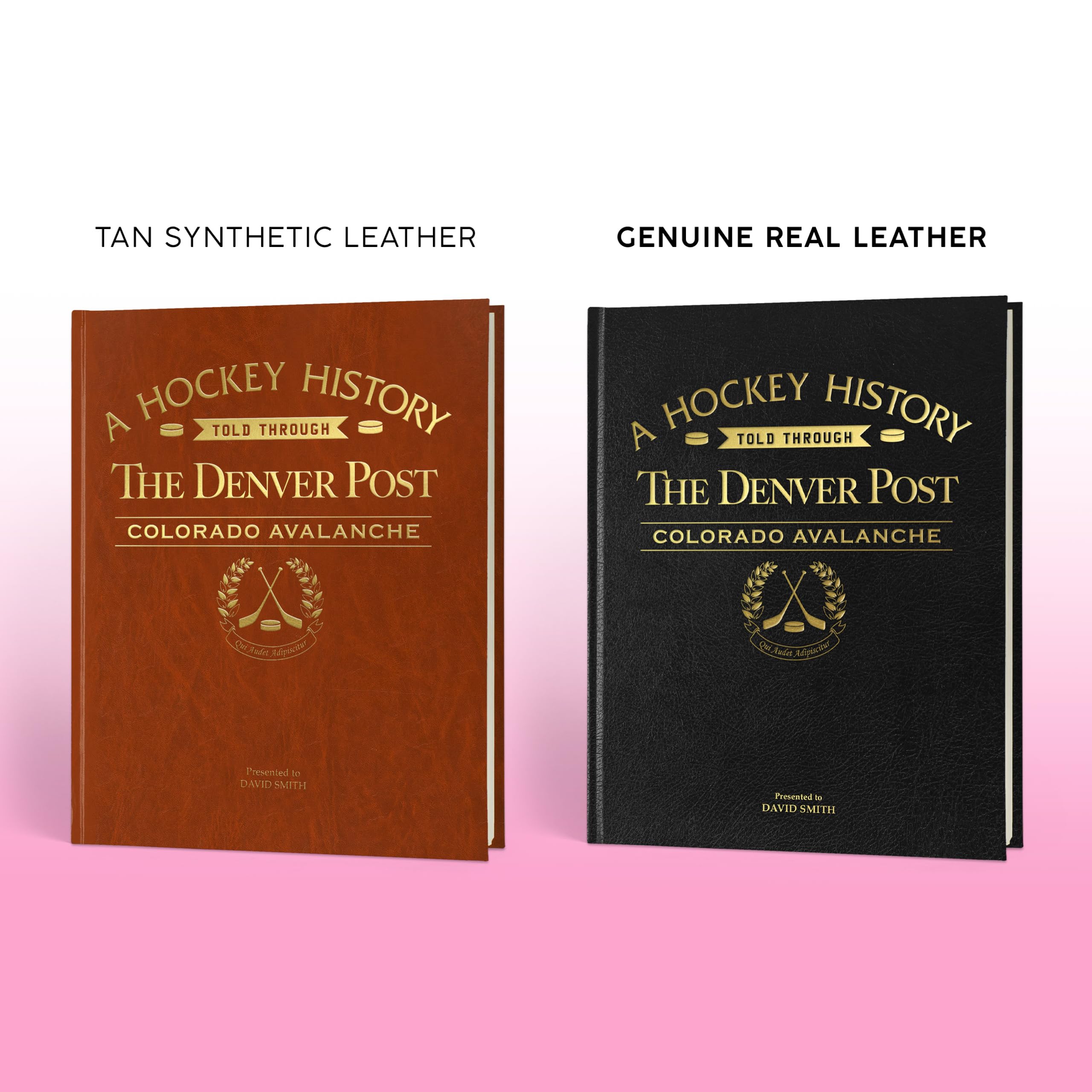 Personalized NHL Ice Hockey History Book - A3 Large Deluxe Hardcover with Gold Embossed Name - Unique Keepsake Gift for Hockey Fans - Perfect for Anniversaries, Birthdays & Sports Memorabilia Collections