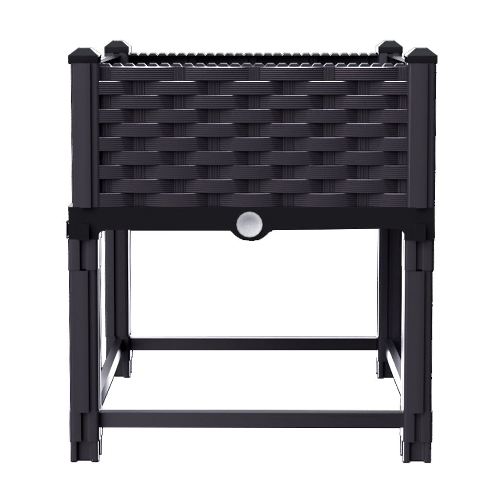 Greenfingers 40x40x23cm PP Raised Garden Bed Planter Box - Perfect for Growing Herbs, Vegetables & Flowers in Small Spaces, Balconies & Indoor Gardening