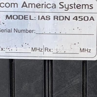 ICOM IAS RDN 450A UHF Duplexer for Two-Way Radio Communication - Perfect for Amateur Radio, Emergency Services, and Commercial Use