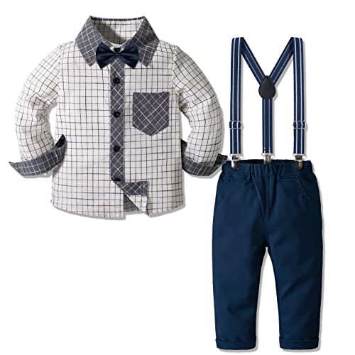 White Plaid Navy