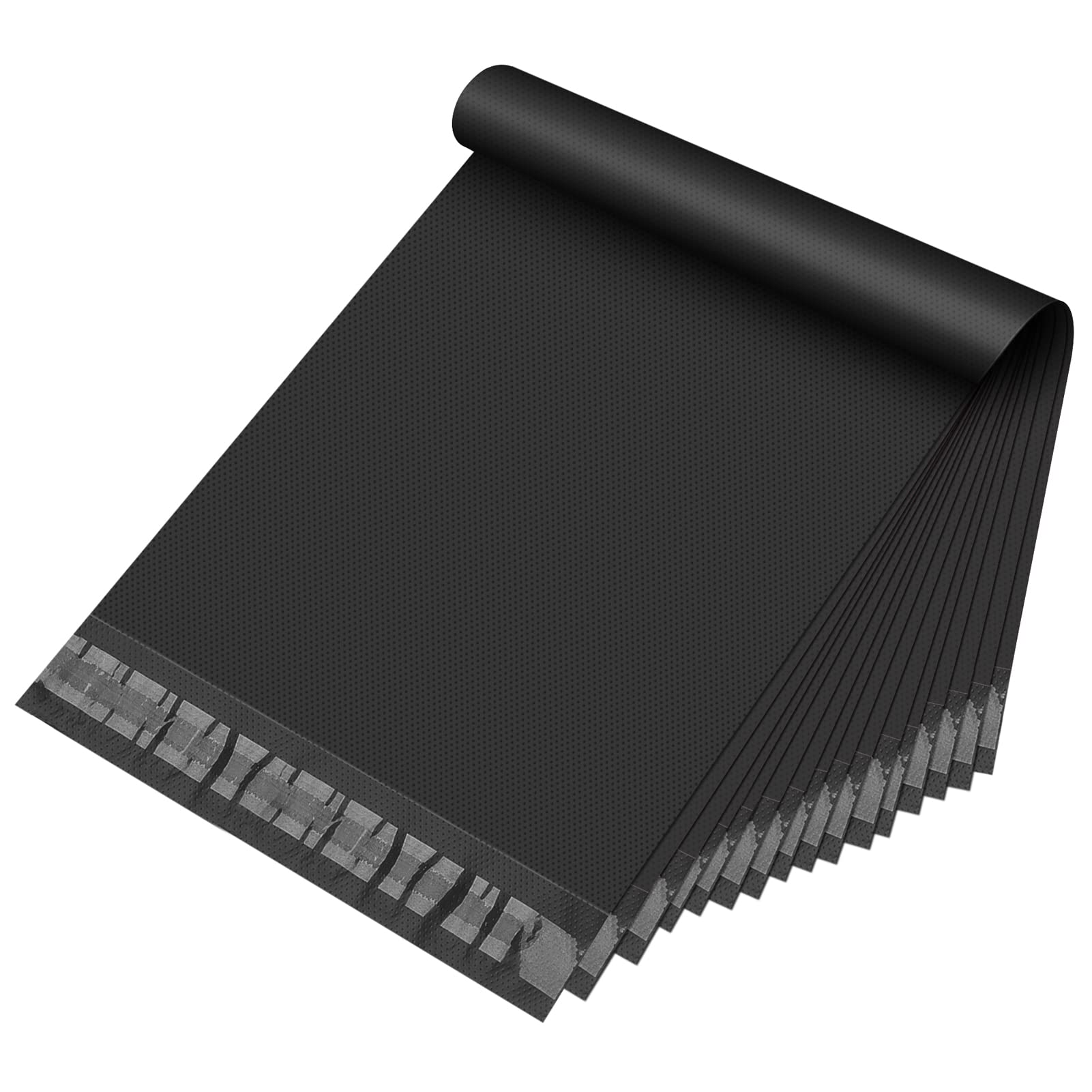 Premium Black Poly Mailers 6x9 Inches - 1000 Pcs Self-Seal Shipping Bags with Embossed Texture | Durable Mailing Envelopes for Small Business & Ecommerce | Perfect for Shipping Jewelry, Apparel & Small Items