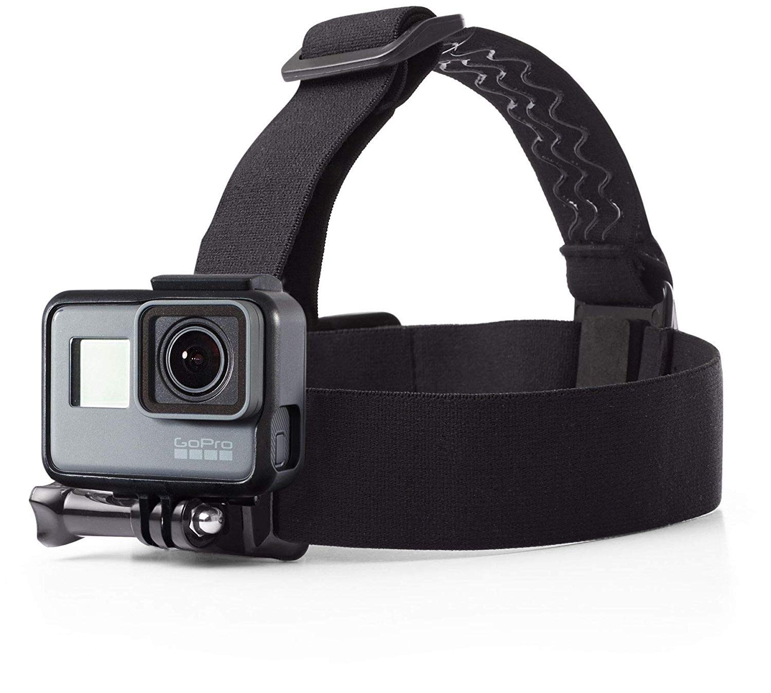Amazon Basics Medium Waterproof Carry Case for GoPro Hero 11/10/9/8/7 - Protective Travel Storage Bag with Headband Mount - Perfect for Hiking, Cycling & Outdoor Adventures