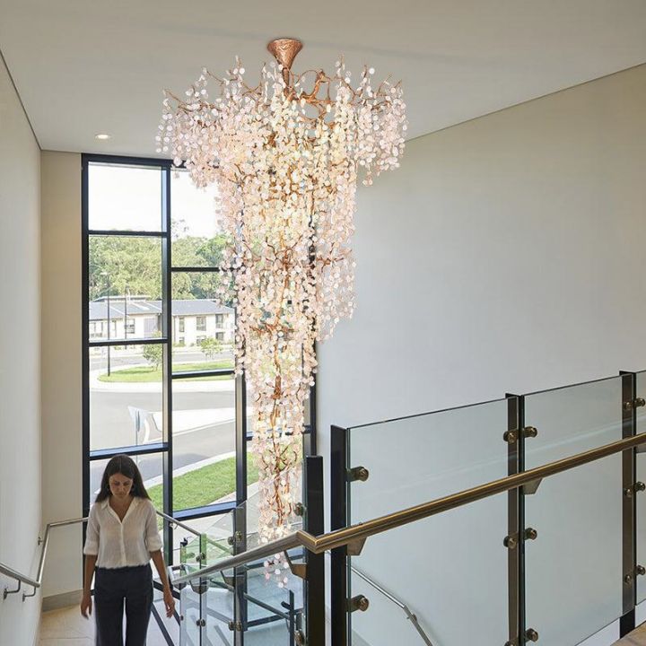 Donna Two-Tier Large Branch Chandelier - Modern Rustic Ceiling Light Fixture for Dining Room, Living Room & Bedroom Decor
