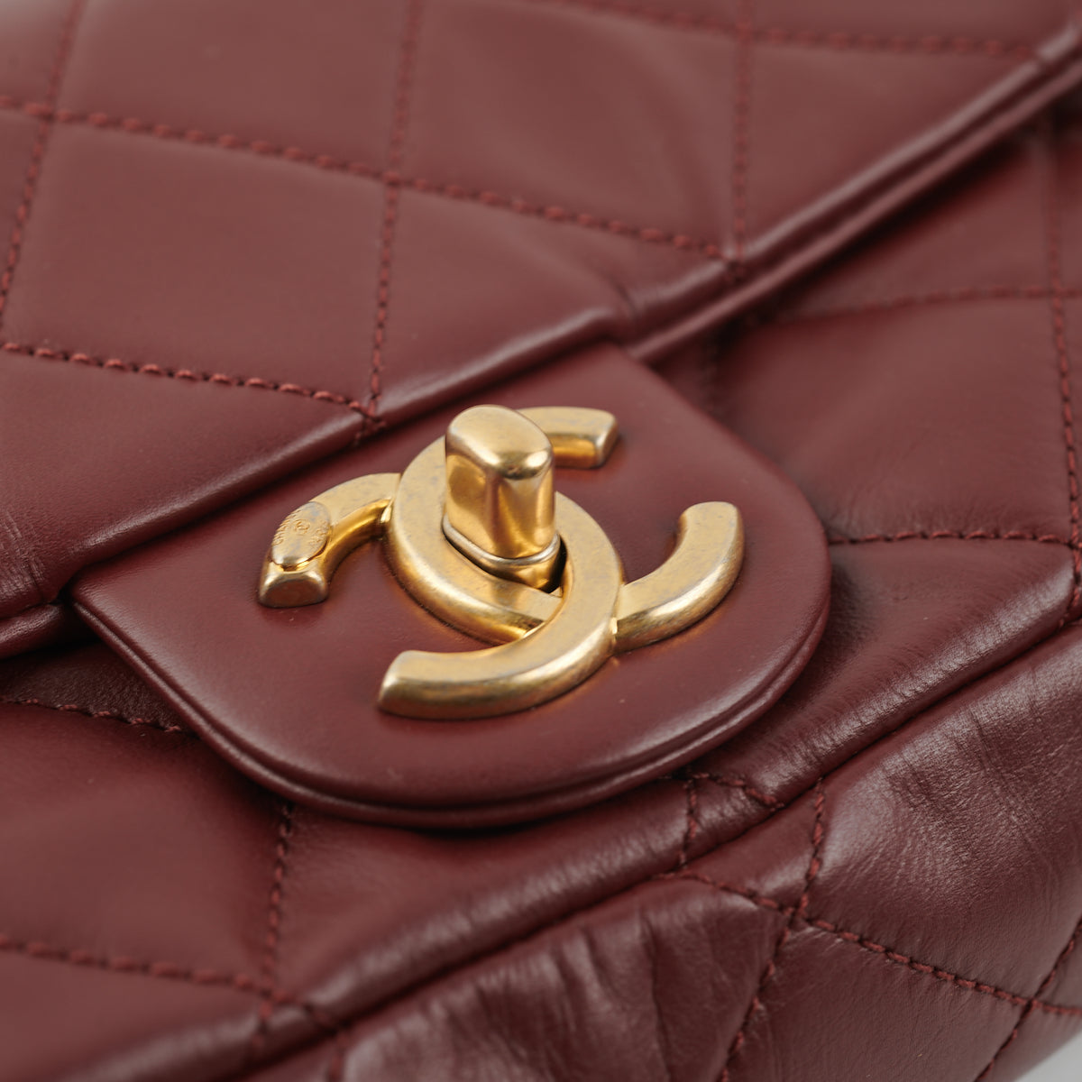 Chanel Quilted Crystal Pearls Flap Bag in Burgundy - Luxury Crossbody Purse for Women, Perfect for Parties, Weddings & Evening Events