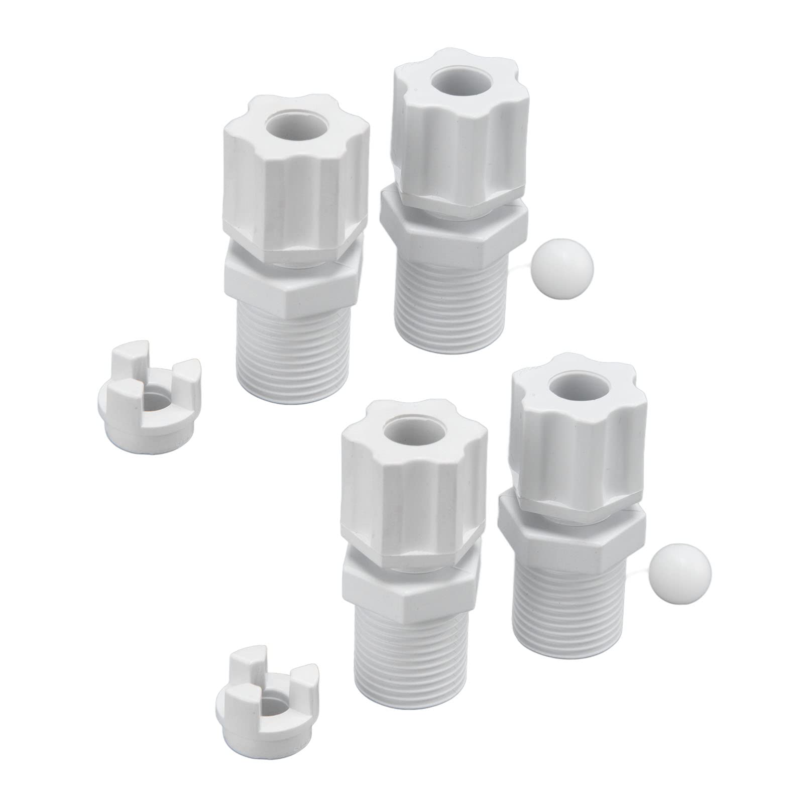 Zerodis 2Set High-Efficiency Pool Adapter Assembly - Durable Plastic Pool Cleaning Kit for Hayward CL200 CL220, Easy Installation, Perfect for Spa Maintenance & Backyard Pool Care