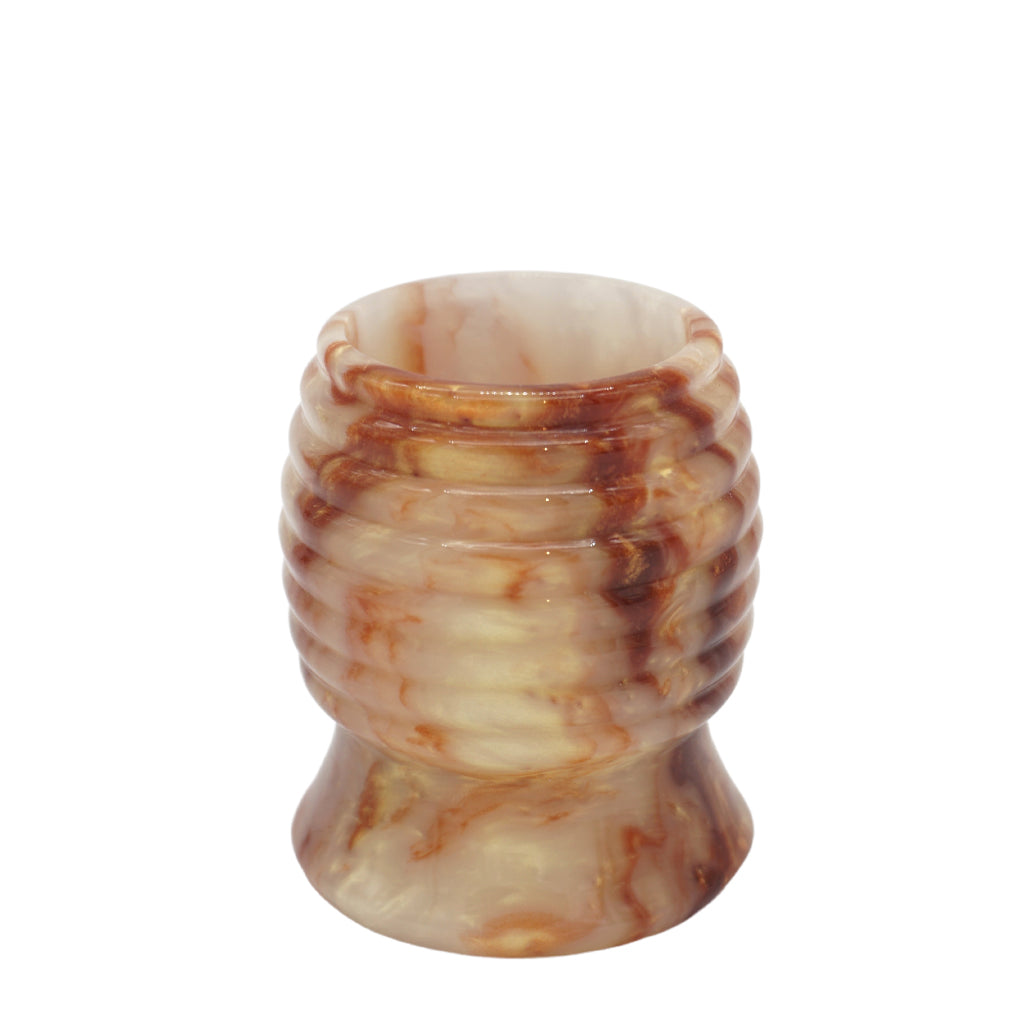 Shavemac Crushed Mud Resin Shaving Brush Handle #84 - Fits 24mm & 26mm Knots - Perfect for Wet Shaving & Barber Shop Use