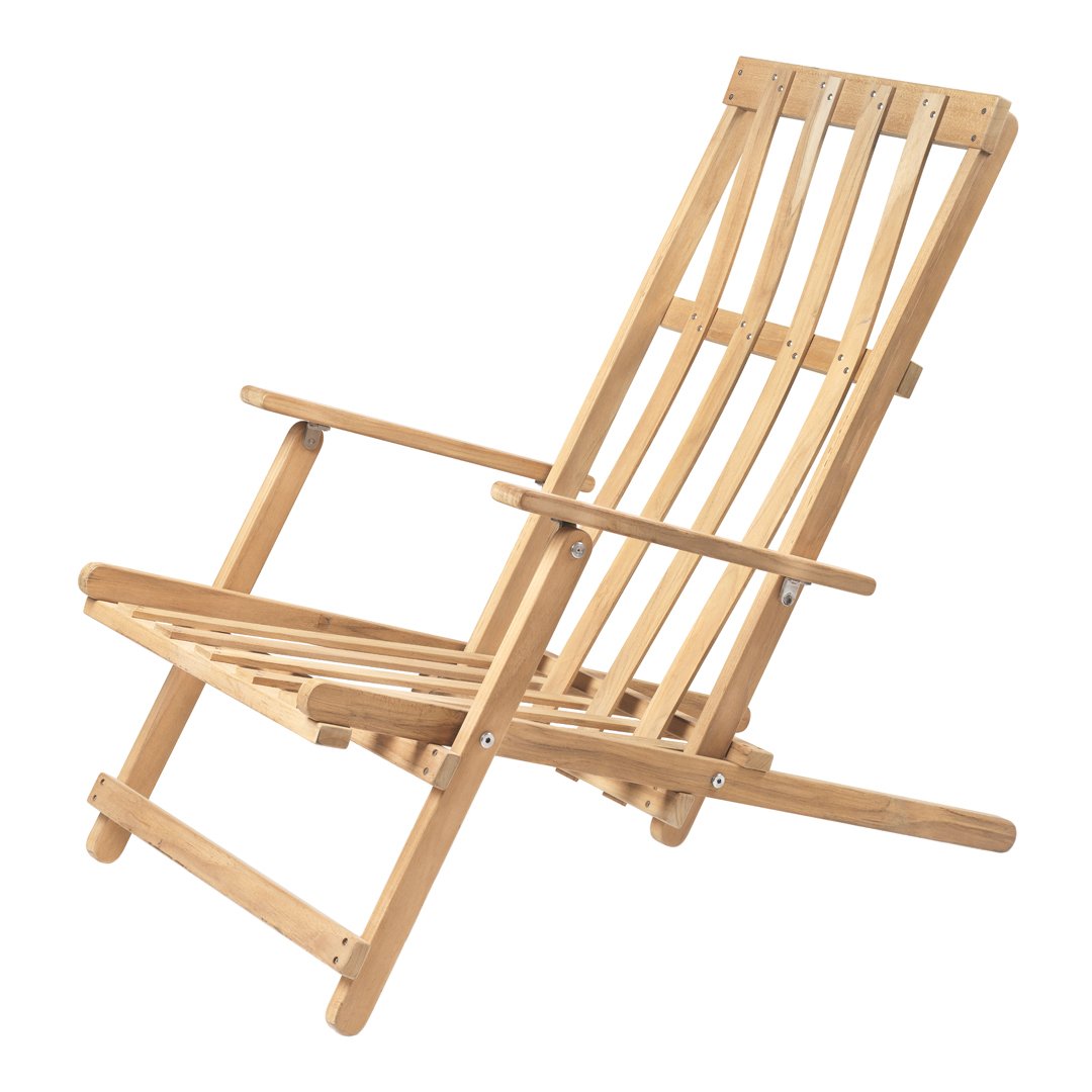 Premium Outdoor Deck Chair BM5568 - Durable Patio Lounge Chair for Backyard, Poolside & Beach Relaxation - Weather-Resistant & Comfortable