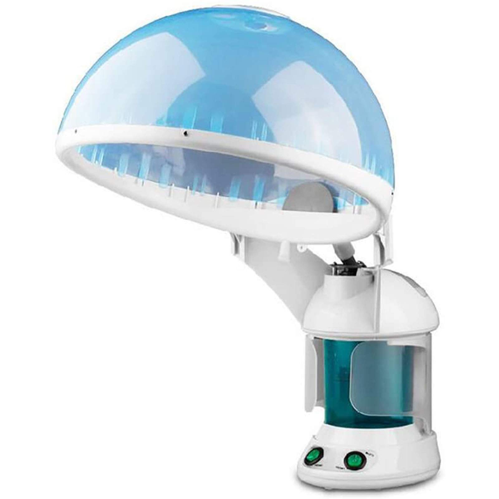 NSWD 3 in 1 Ozone Hair and Facial Steamer for Hair Therapy & Skin Care - Bonnet Hood Attachment & Facial Atomizer - Table Top Design - Perfect for Home Spa, Salon Treatments & Relaxation