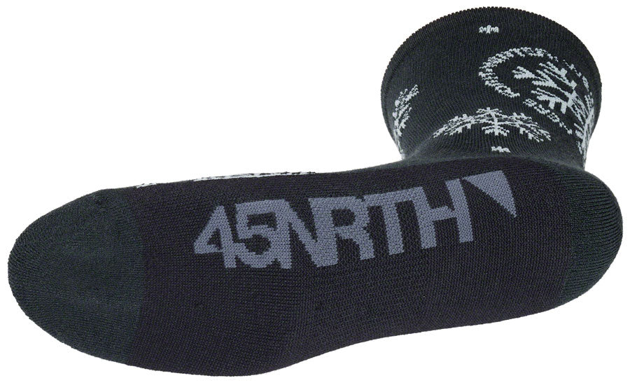 45NRTH Midweight Wool Socks for Men & Women - Warm Winter Hiking & Outdoor Activities - Blue/Light Blue Small Size - Perfect for Cold Weather Adventures, Skiing and Snowboarding
