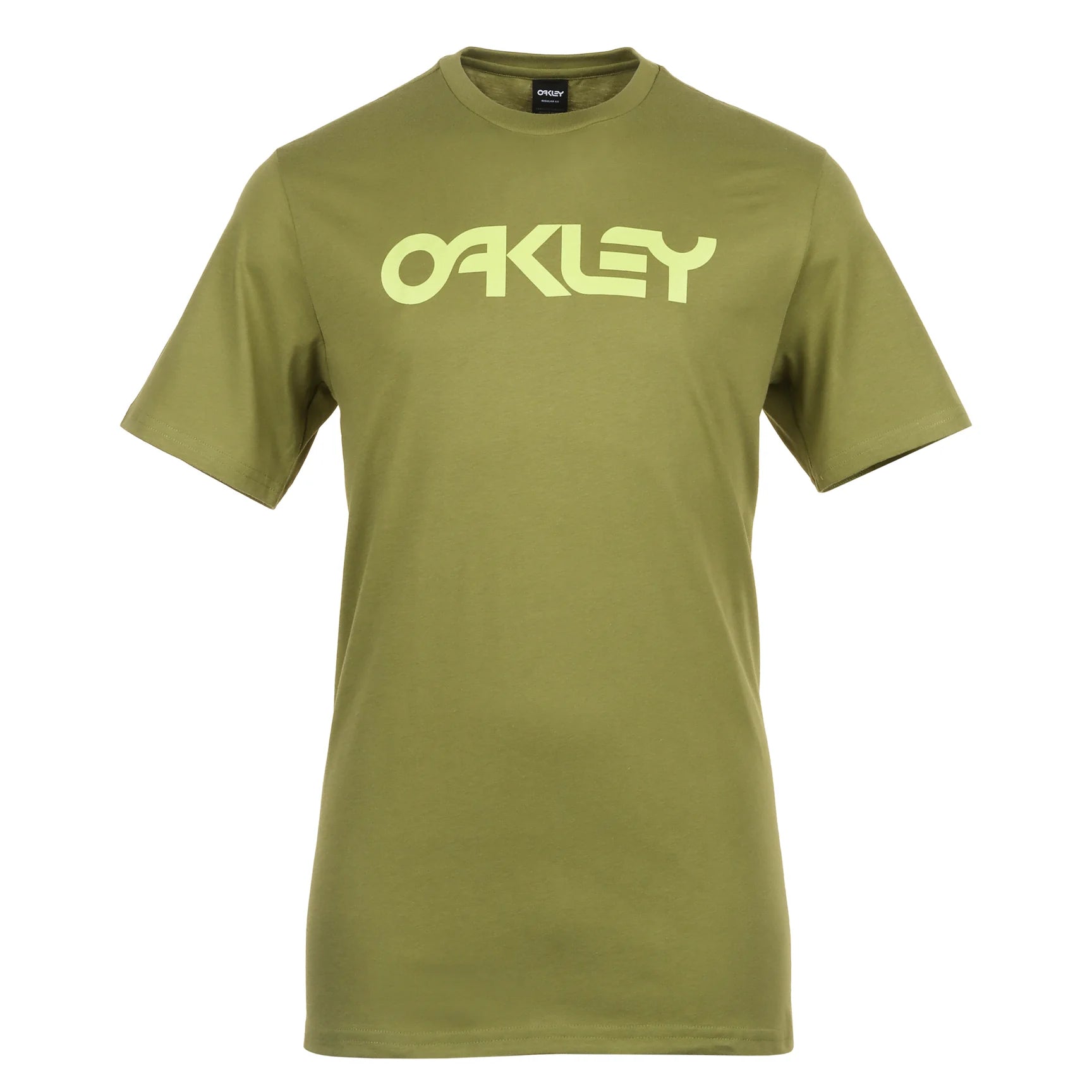 Oakley Men's Mark II Tee 2.0 Performance T-Shirt - Fern Green & Light Green | Moisture-Wicking, Breathable Fabric for Gym, Running & Outdoor Activities
