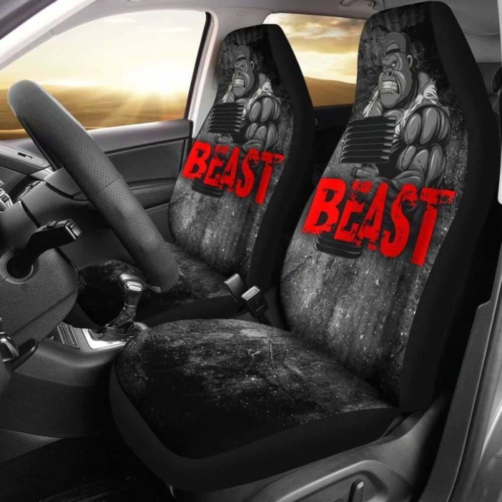 Beast Fitness Car Seat Covers - Durable & Universal Fit for Cars, Trucks & SUVs - Perfect for Gym, Work & Outdoor Adventures