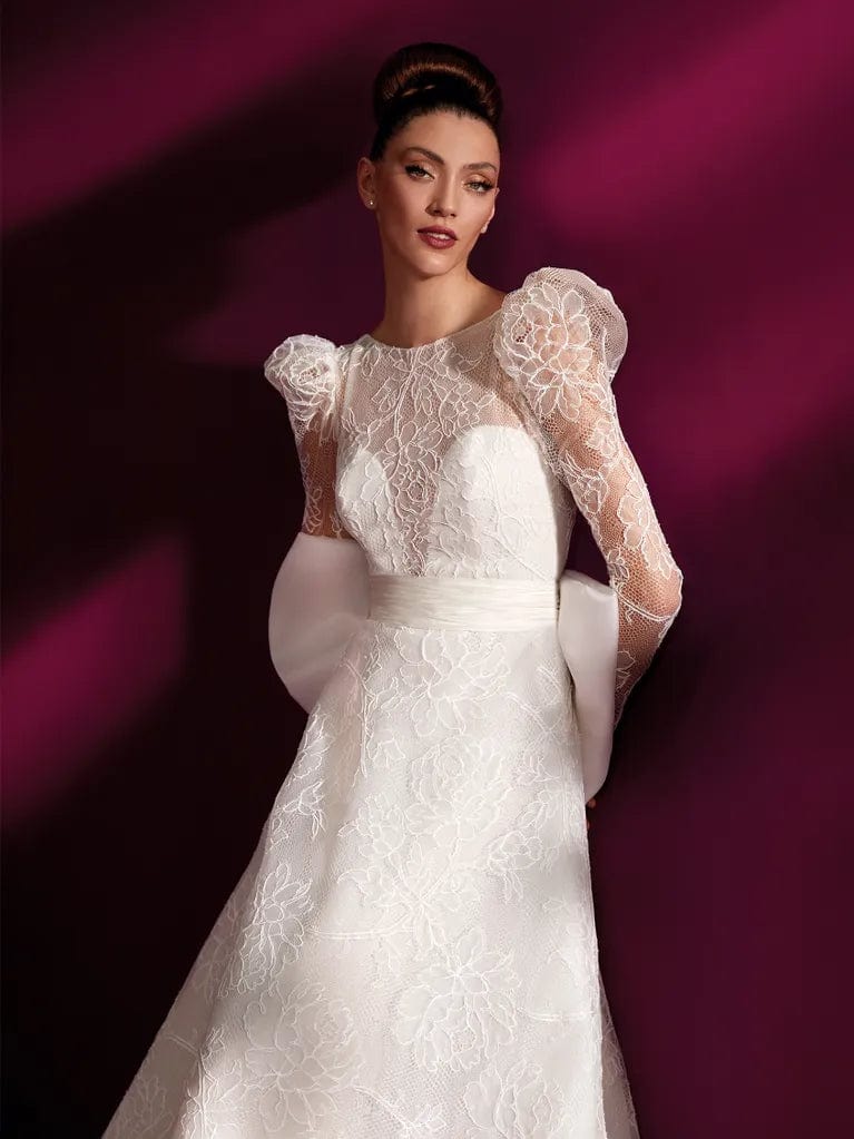 Atelier Pronovias Corday Wedding Dress - Size 12 | Elegant Bridal Gown for Church Ceremony & Formal Reception