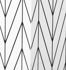 White Wood Chevron