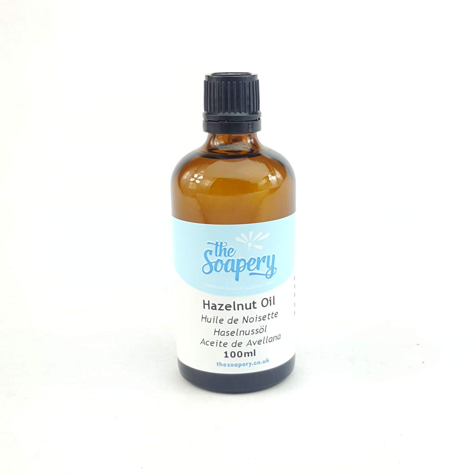100% Pure Hazelnut Carrier Oil 100ml - Cold Pressed, Unrefined for Skin & Hair Care - Perfect for Aromatherapy, Massage & DIY Beauty Products