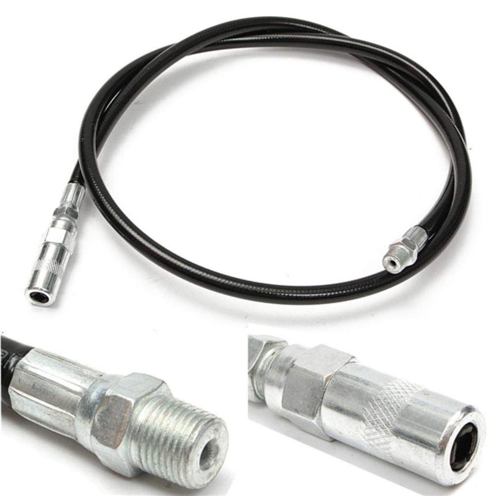 Yongse 40.1 Inch Flexible Grease Gun Whip Hose Extension - Heavy Duty 104cm Grease Hose for Automotive, Industrial & Farm Equipment Maintenance