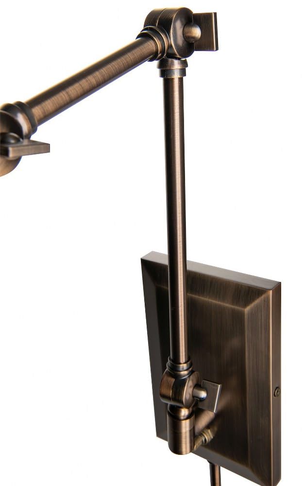6.75 Inch Modern Wall Sconce Light Fixture - Brushed Nickel Finish for Bedroom, Hallway & Living Room Lighting Decor
