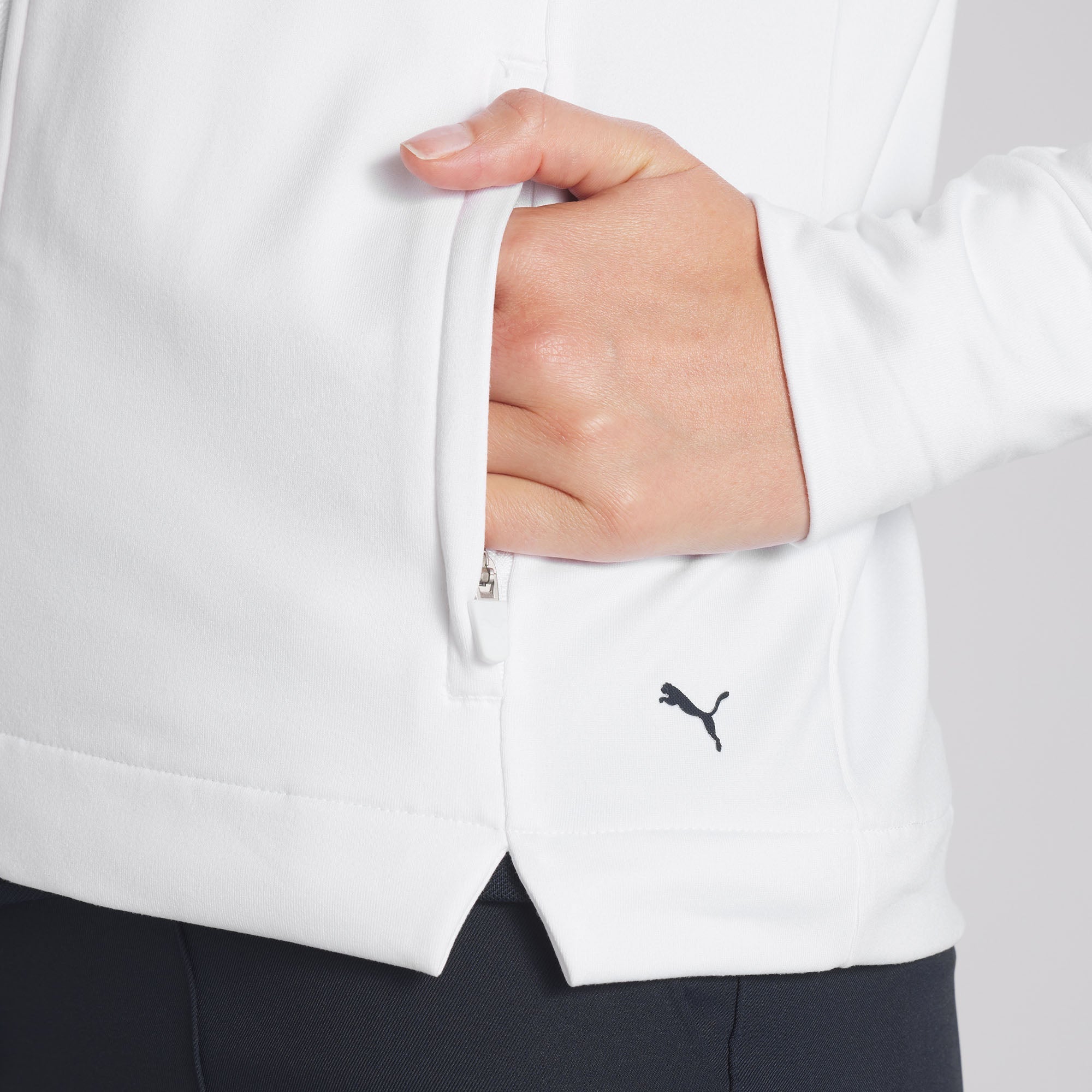 Women's CLOUDSPUN Heather Full Zip Golf Jacket - Lightweight Waterproof Windbreaker for Golfing, Running & Outdoor Activities
