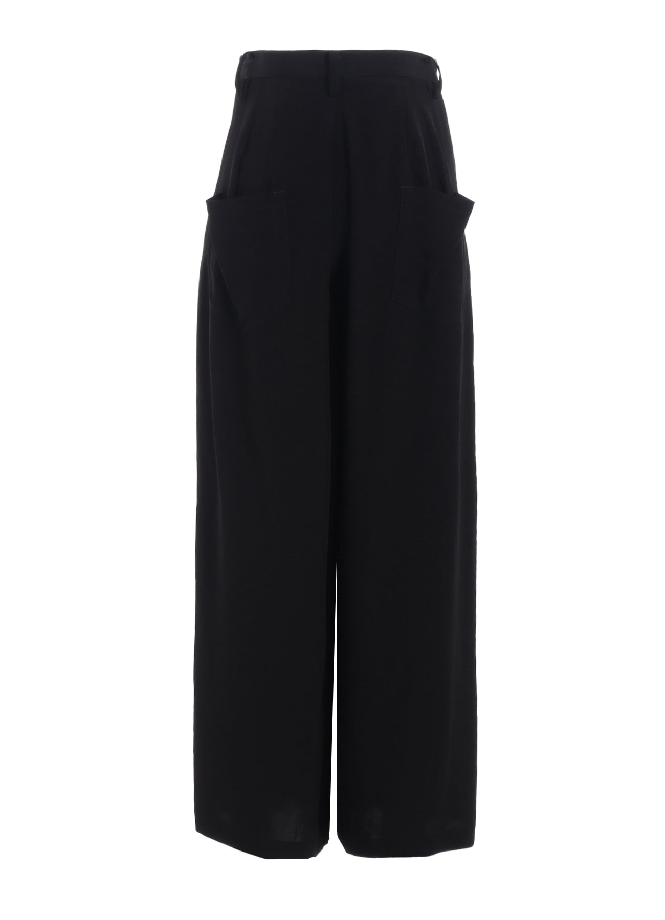 Elegant Crepe de Chine Double Tucked Wide Leg Pants for Women - Comfortable & Stylish Office Wear & Casual Outfits