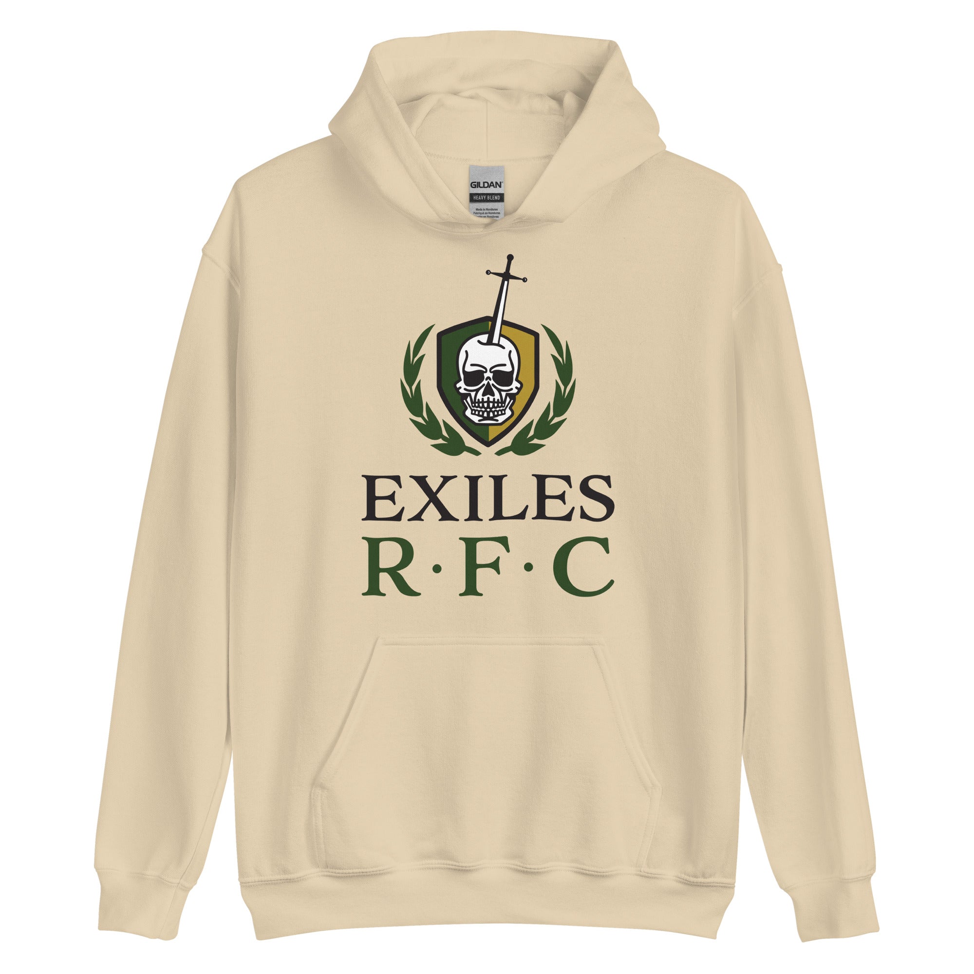 Exiles RFC Heavy Blend Hoodie - Premium Cotton Pullover for Men & Women - Cozy Winter Sweatshirt for Rugby Fans & Outdoor Activities