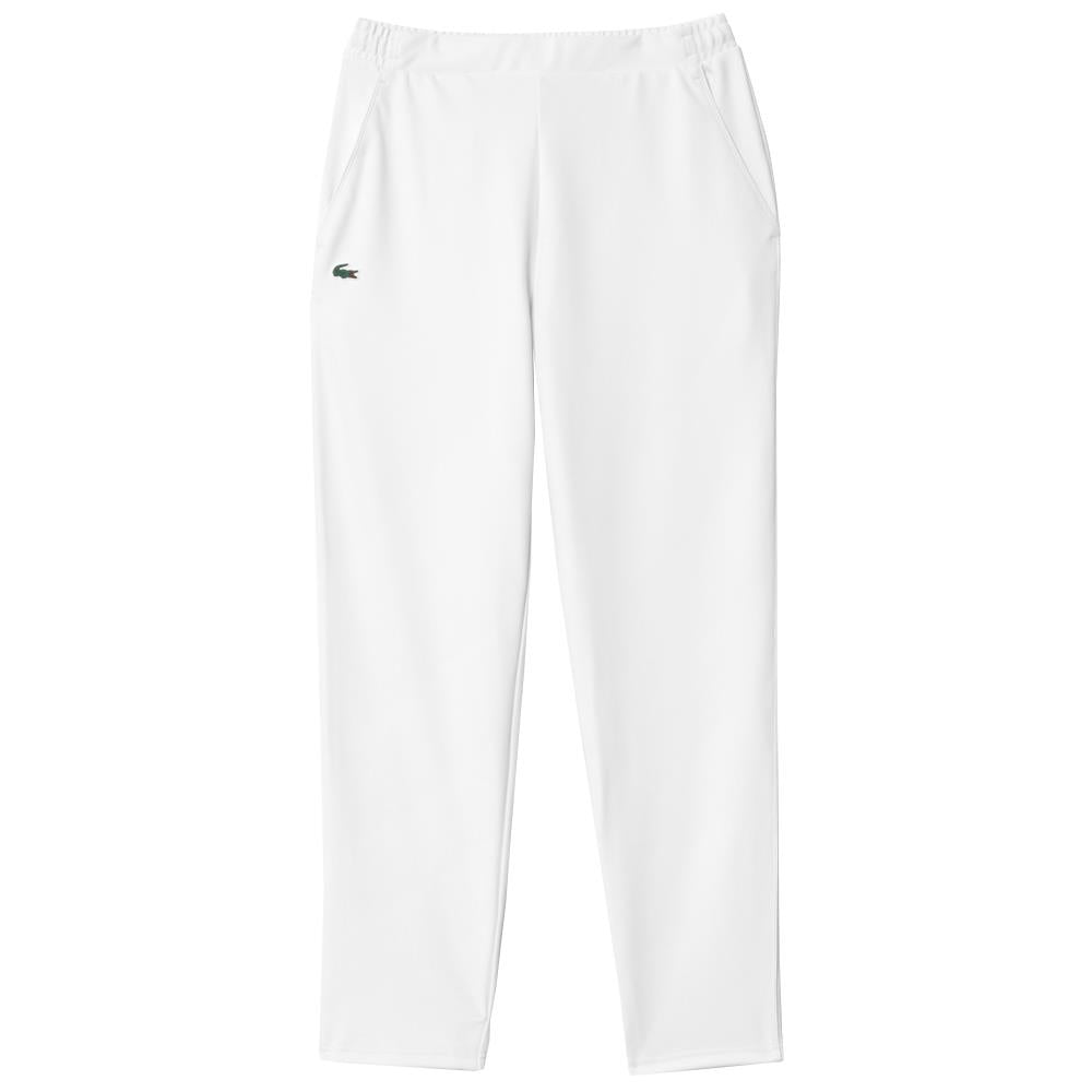 Lacoste Men's Sport Stretch Pants - Comfortable Athletic Trousers for Running, Gym & Casual Wear - White
