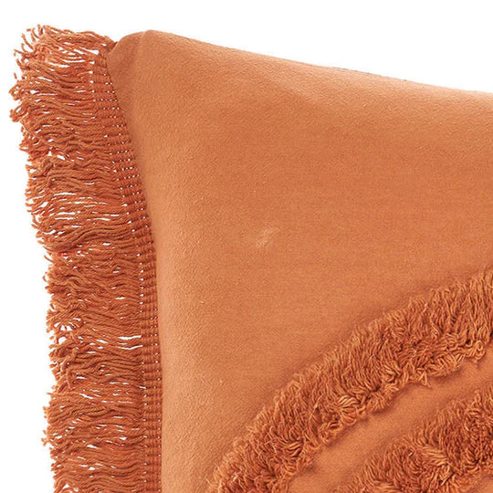 Linen House Daybreak Apricot Decorative Throw Pillow Cushion Cover 40x60cm - Soft Luxury Home Decor for Sofa, Bed & Living Room