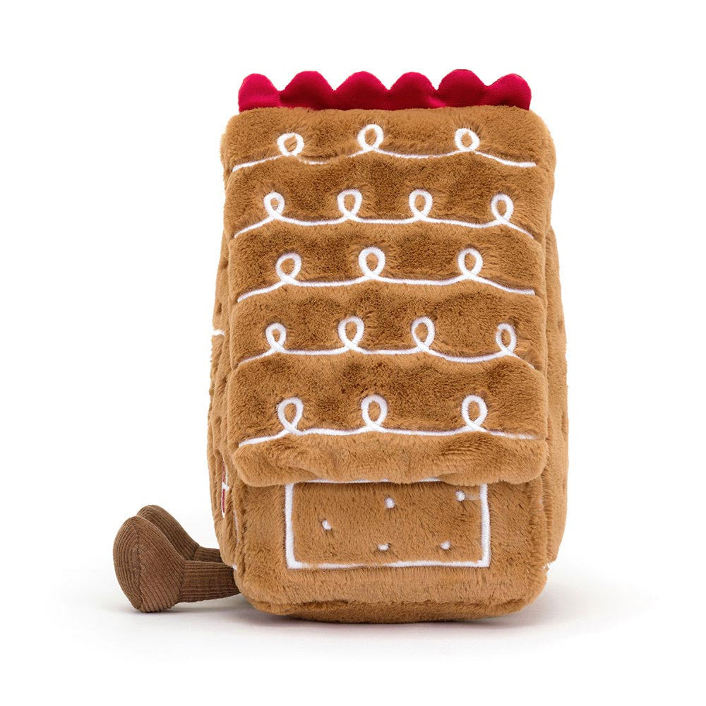 Amuseables Gingerbread House - Fun Holiday Cookie Decorating Kit for Christmas Baking & Family Activities