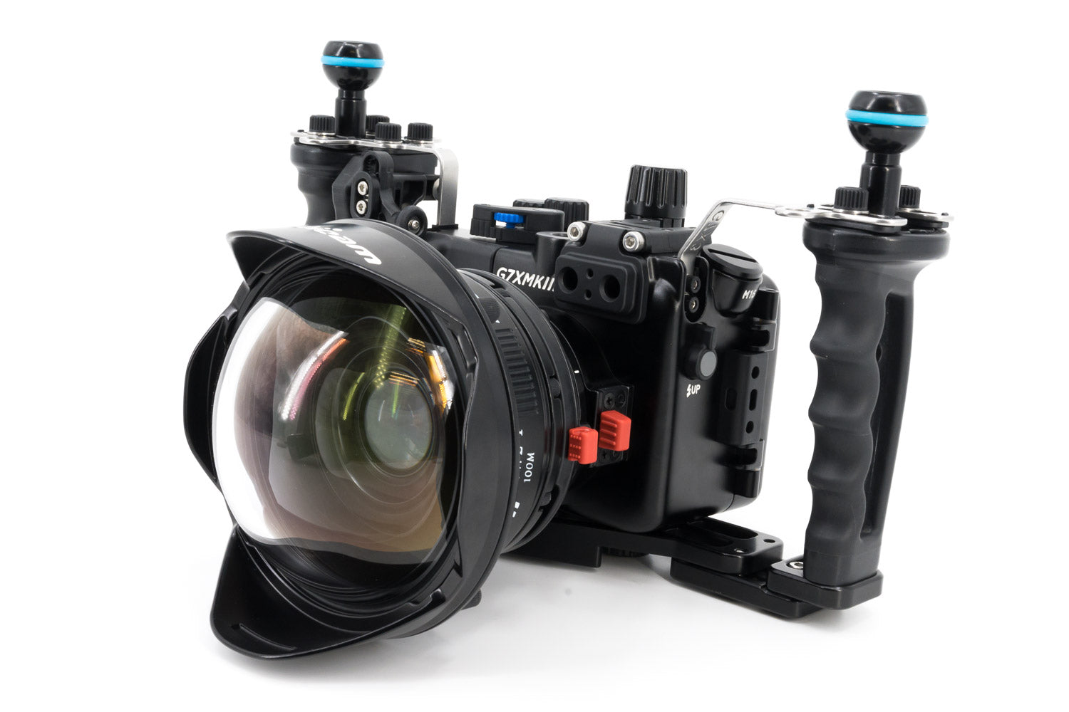 Waterproof Underwater Housing Case for Canon PowerShot G7X Mark III Camera - Scuba Diving, Snorkeling & Beach Photography Protection