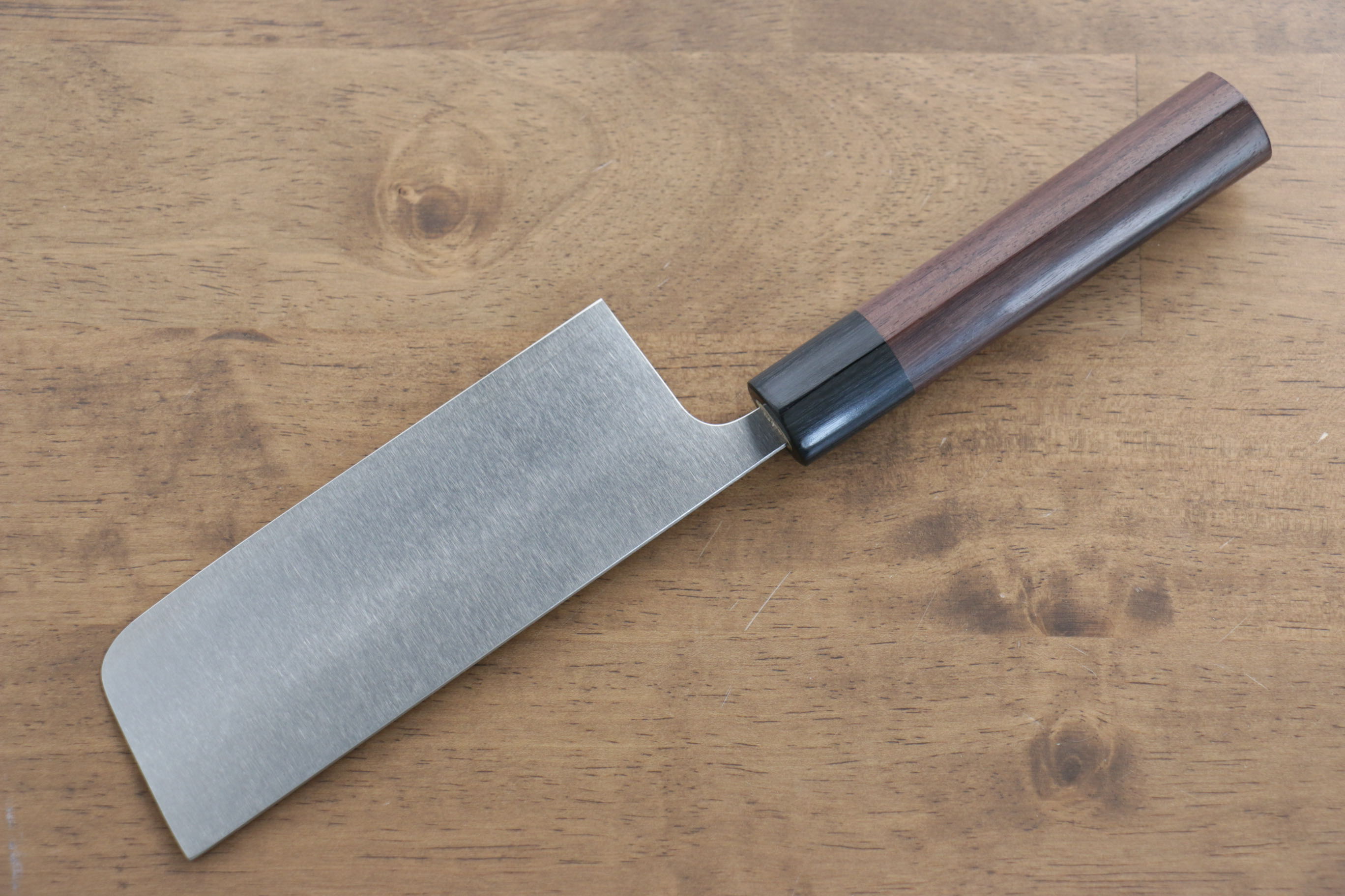 Premium Seisuke SG2 Nakiri Knife 135mm - Japanese Damascus Steel Blade with Shitan Wood Handle - Perfect for Slicing Vegetables, Herbs & Sushi Prep